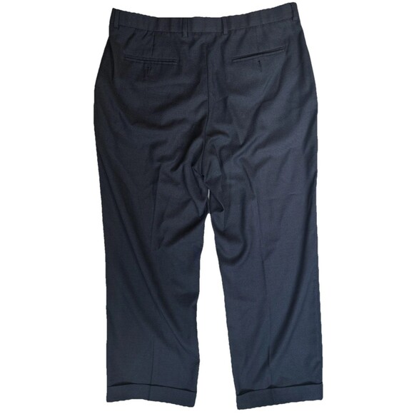 Perry Ellis Portfolio Luxe Men's Dress Pants 36x32 Flex Classic Fit Blue - Picture 4 of 4